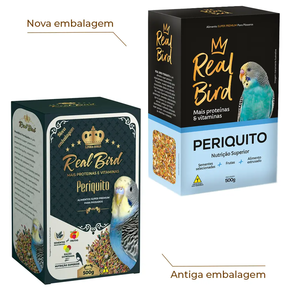 Ração Real Bird Periquito Zootekna